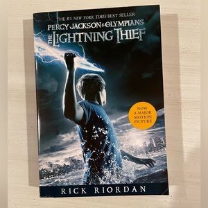 The lightning Thief paperback book